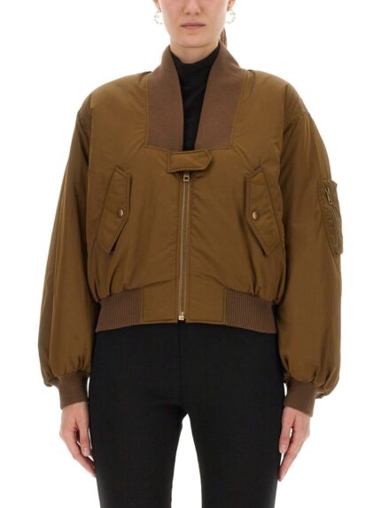 CHLOÉ NYLON BOMBER JACKET