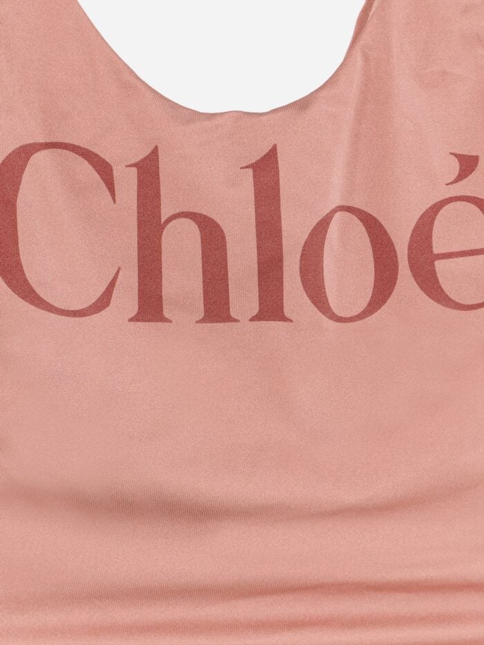 CHLOE' Nylon One-piece Swimsuit With Logo