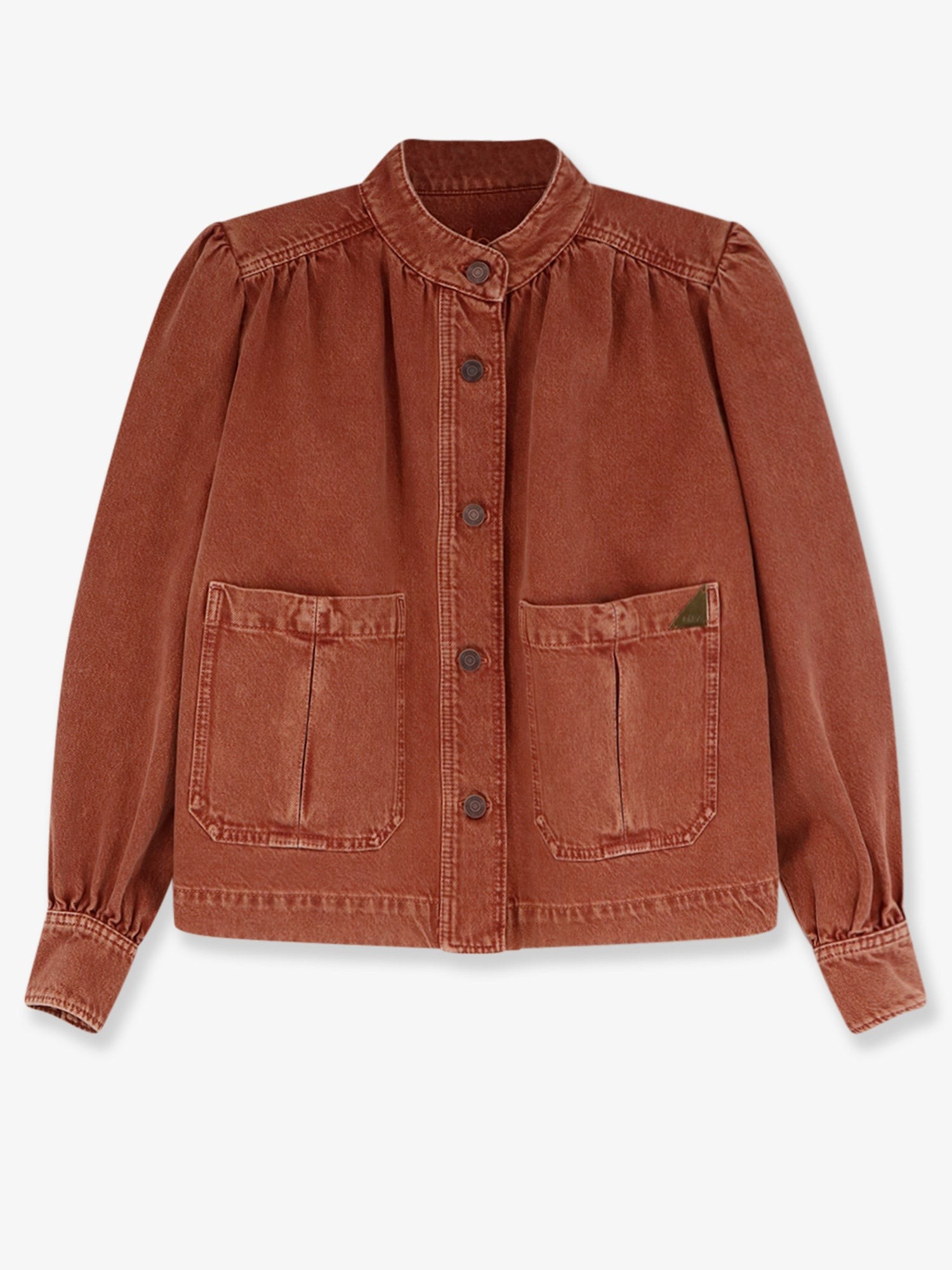 CHLOE' Orange Denim Jacket