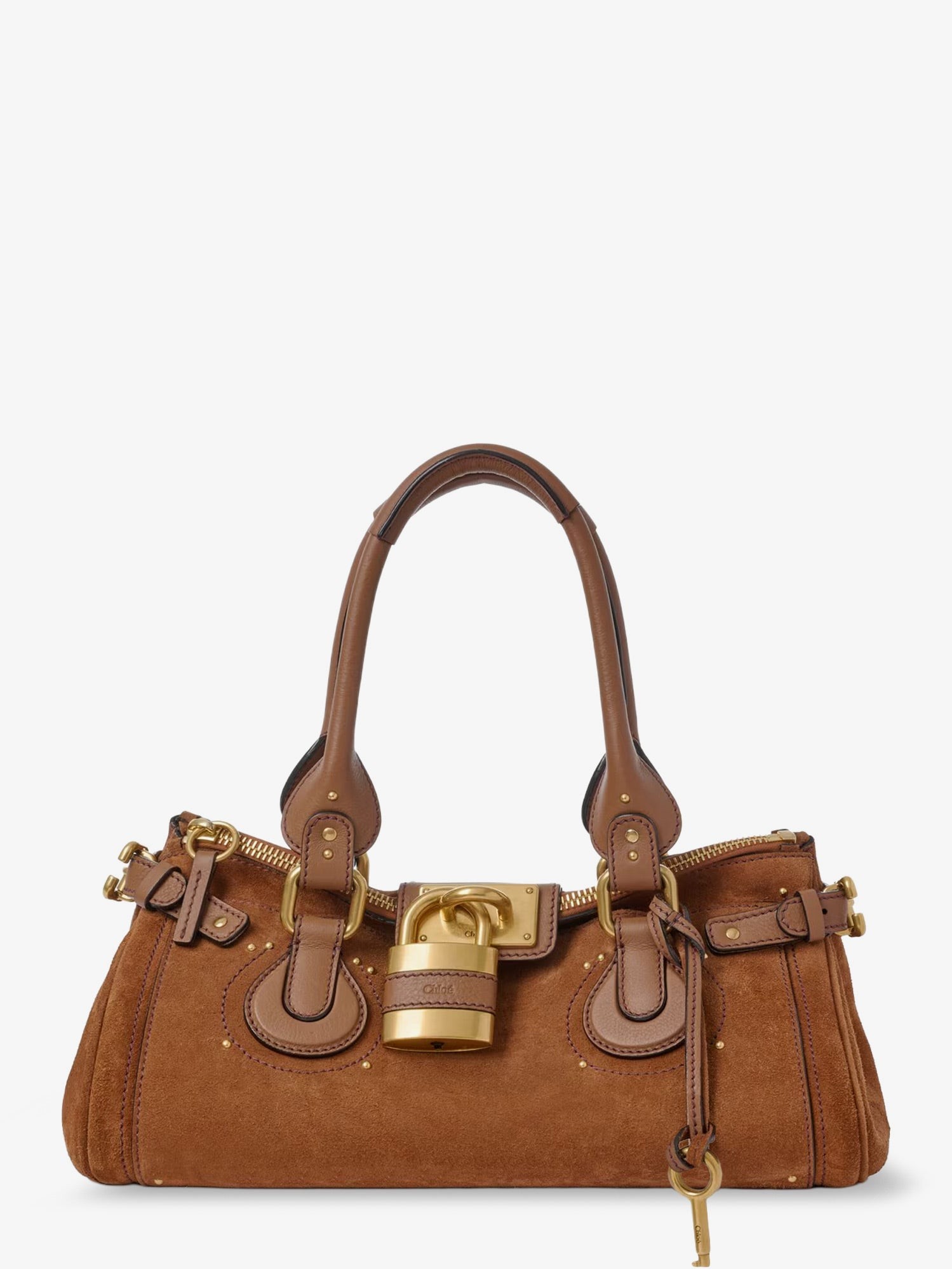 CHLOE' Paddington Suede Shoulder Bag