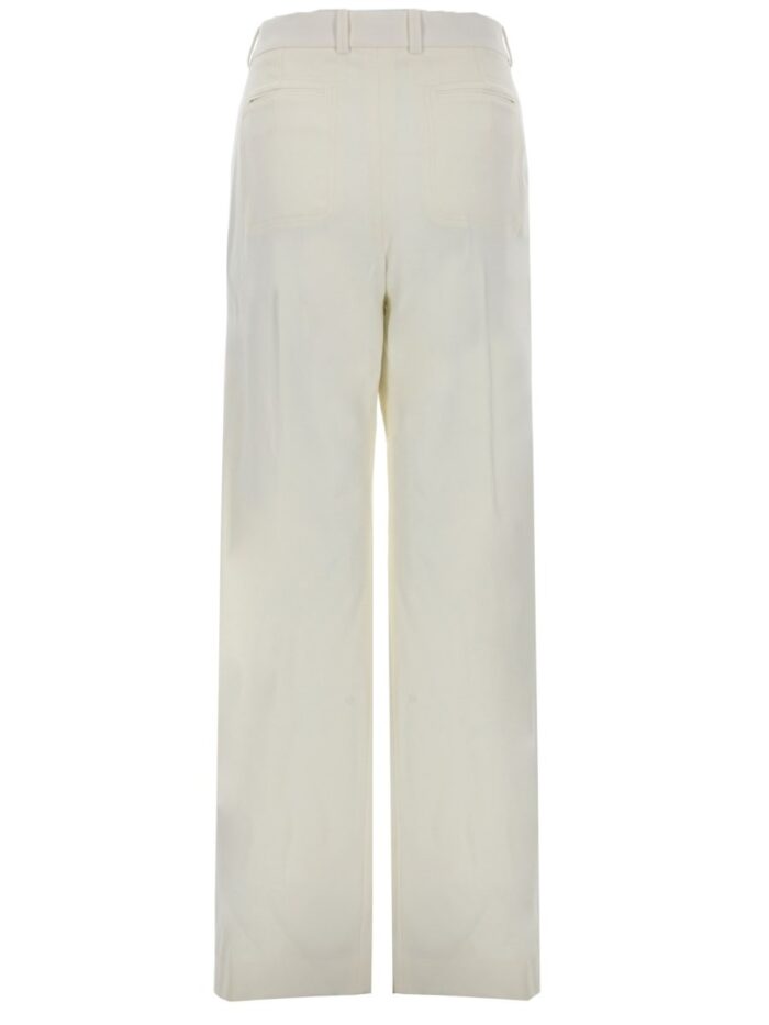 CHLOÉ PANTALONE SVASATO A VITA ALTA IN LANA