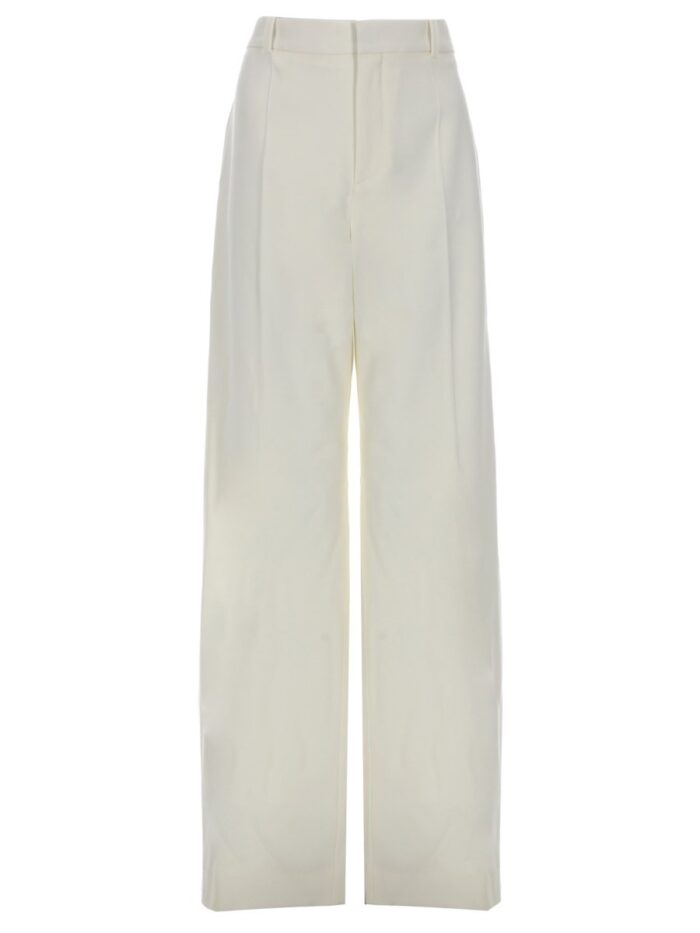 CHLOÉ PANTALONE SVASATO A VITA ALTA IN LANA