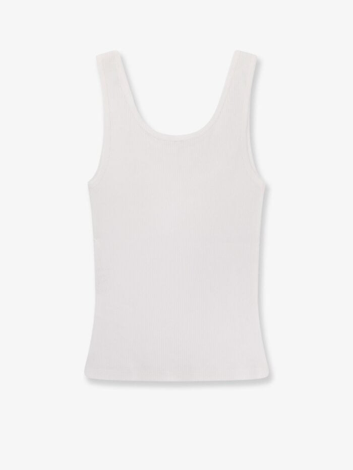 CHLOE' Ribbed Cotton Tank Top