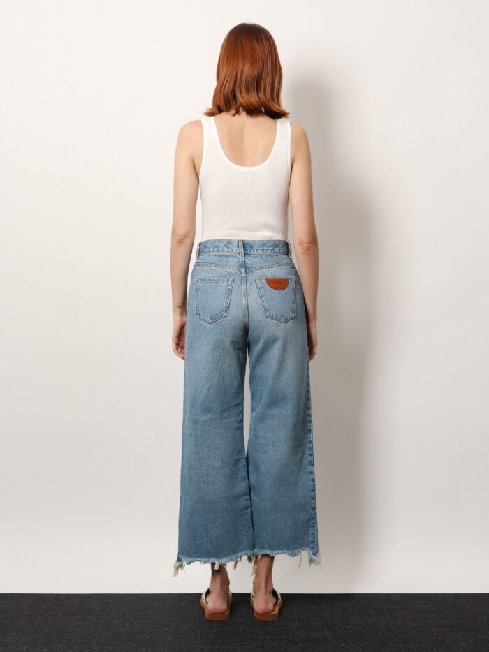 CHLOE' Ribbed Cotton Tank Top