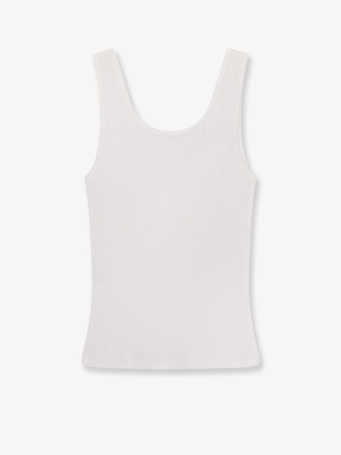 CHLOE' Ribbed Cotton Tank Top