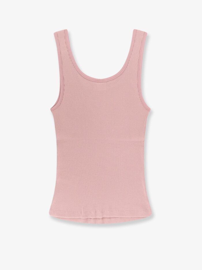 CHLOE' Ribbed Cotton Top