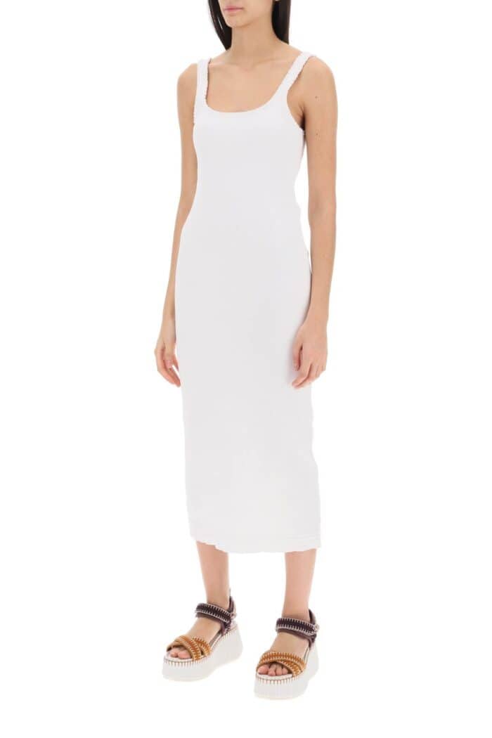 CHLOE' Ribbed Tank Dress