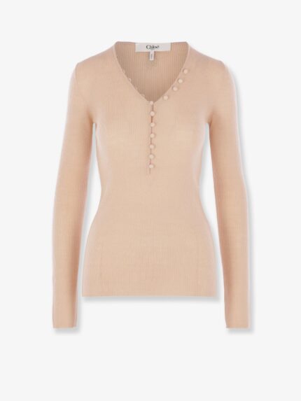 CHLOE' Ribbed Wool Sweater