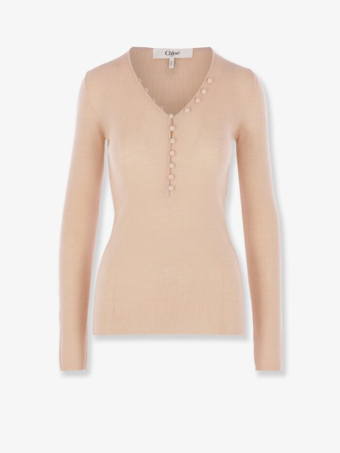 CHLOE' Ribbed Wool Sweater