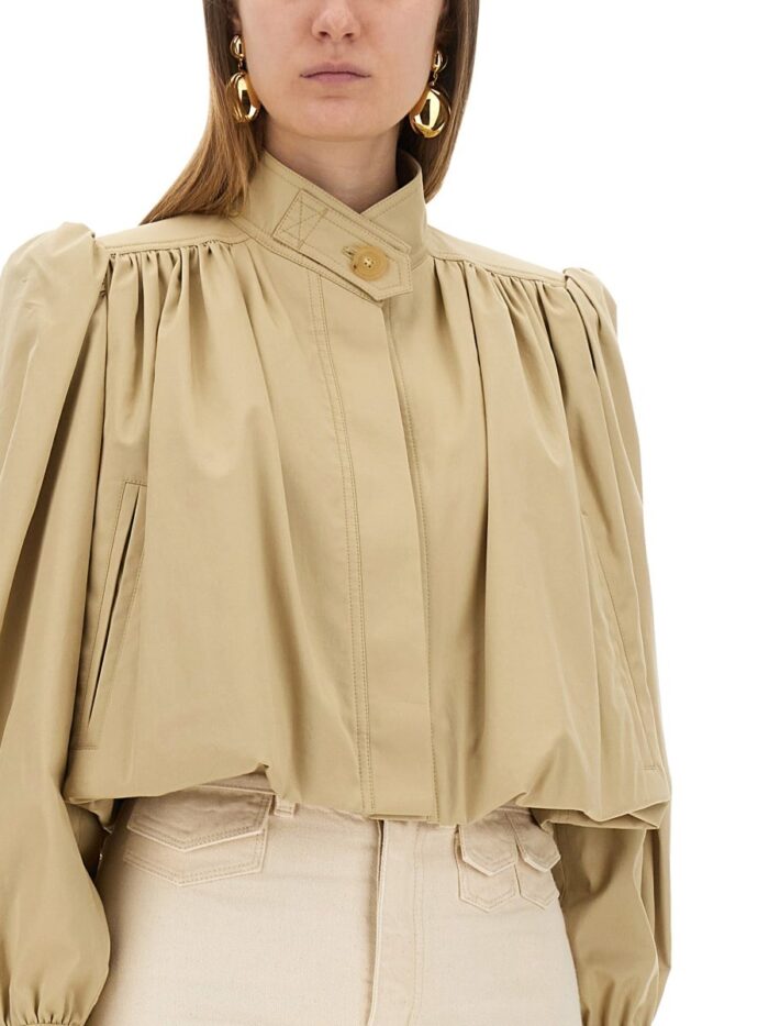 CHLOÉ RUFFLED BOULE JACKET