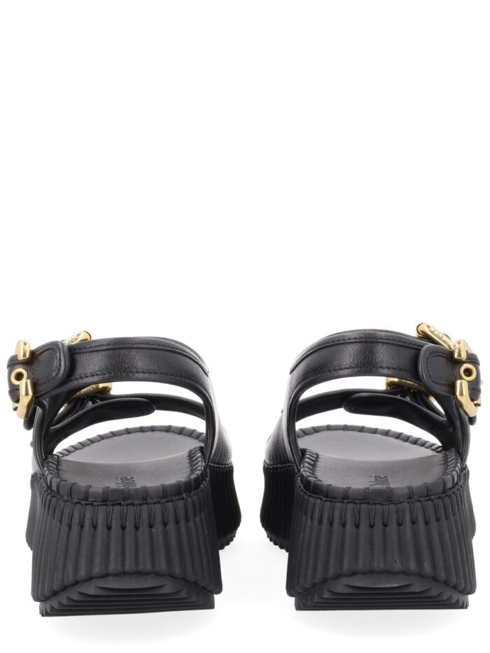 CHLOÉ SANDAL "NAMA" WITH WEDGE