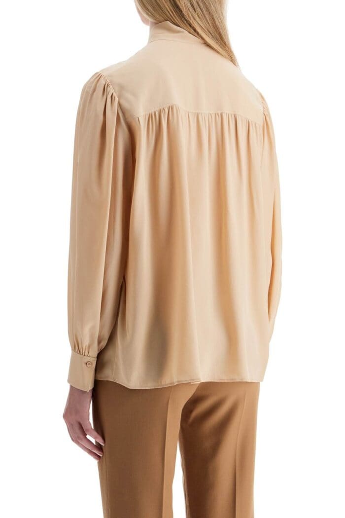 CHLOE' Silk Blouse With Lavallire