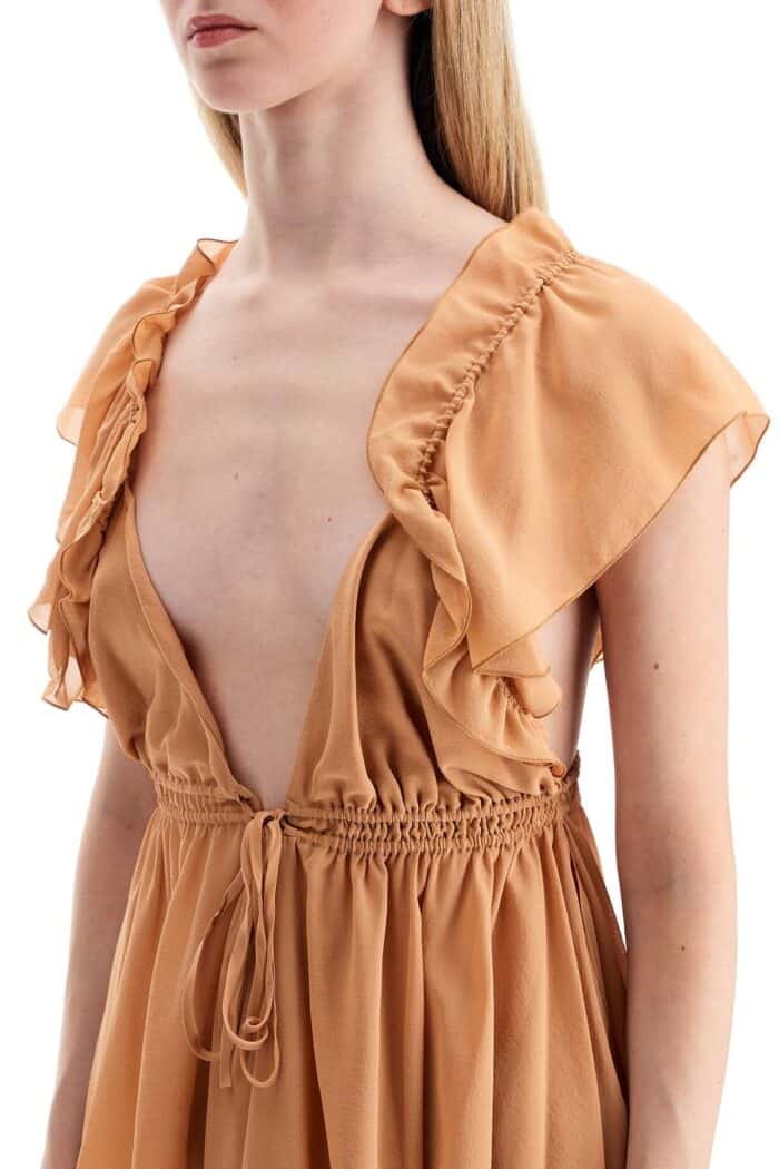 CHLOE' "silk Georgette Sleeveless