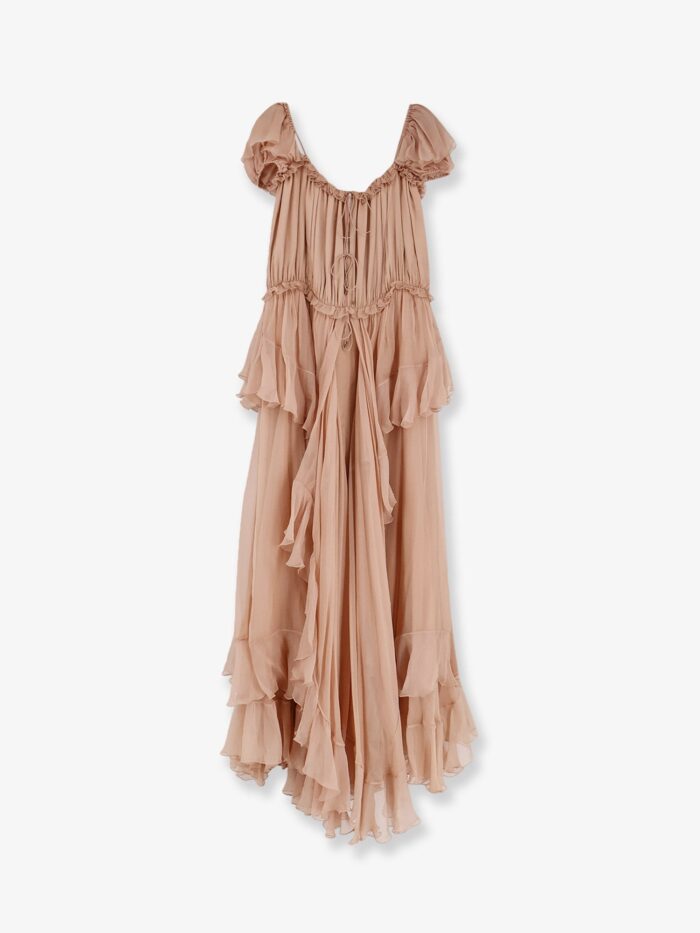 CHLOE' Silk Long Dress