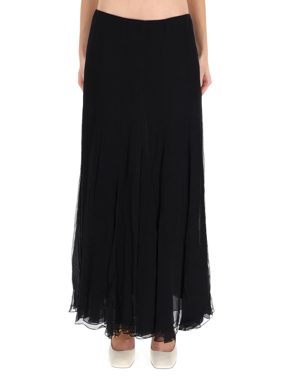 CHLOÉ SILK MUSLIN MAXI SKIRT