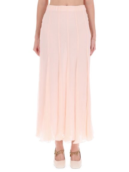 CHLOÉ SILK MUSLIN MAXI SKIRT