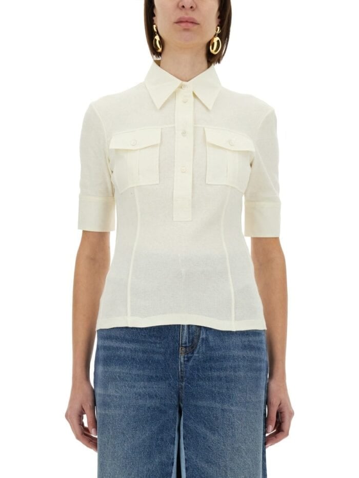 CHLOE' SLIM FIT POLO.