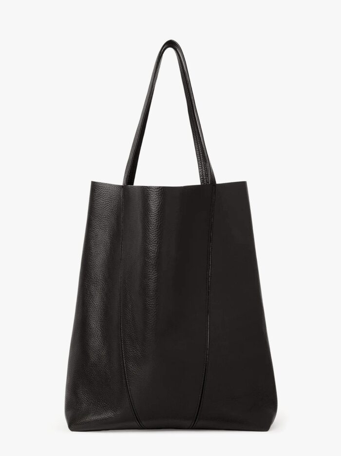 CHLOE' Spin Leather Shoulder Bag With Lettering Logo On The Front