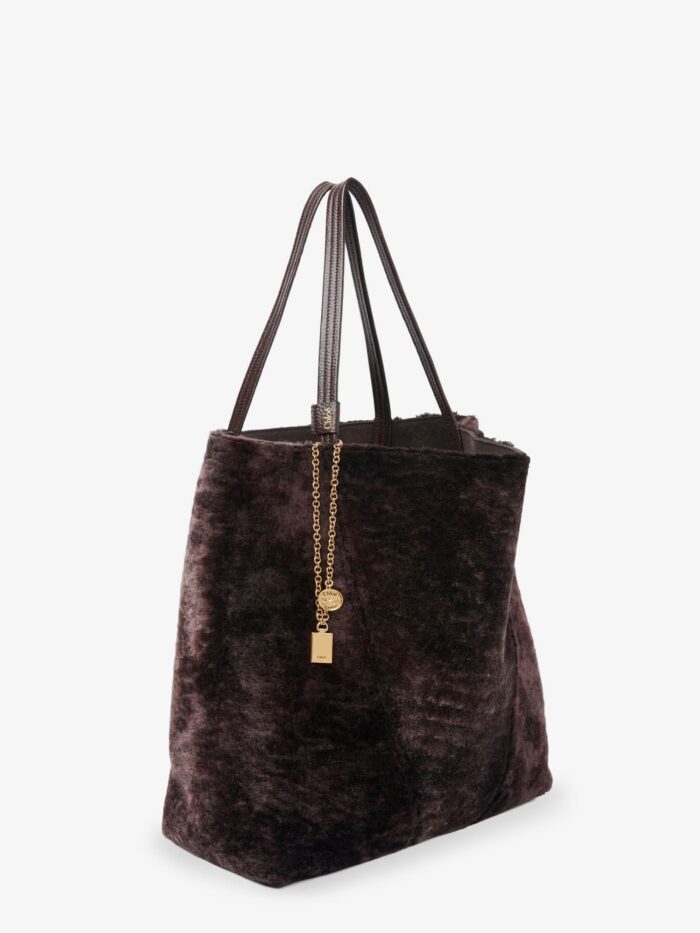 CHLOE' Spin Shearling Shoulder Bag