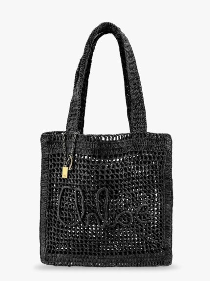 CHLOE' Summer Banana Rafia Tote Bag
