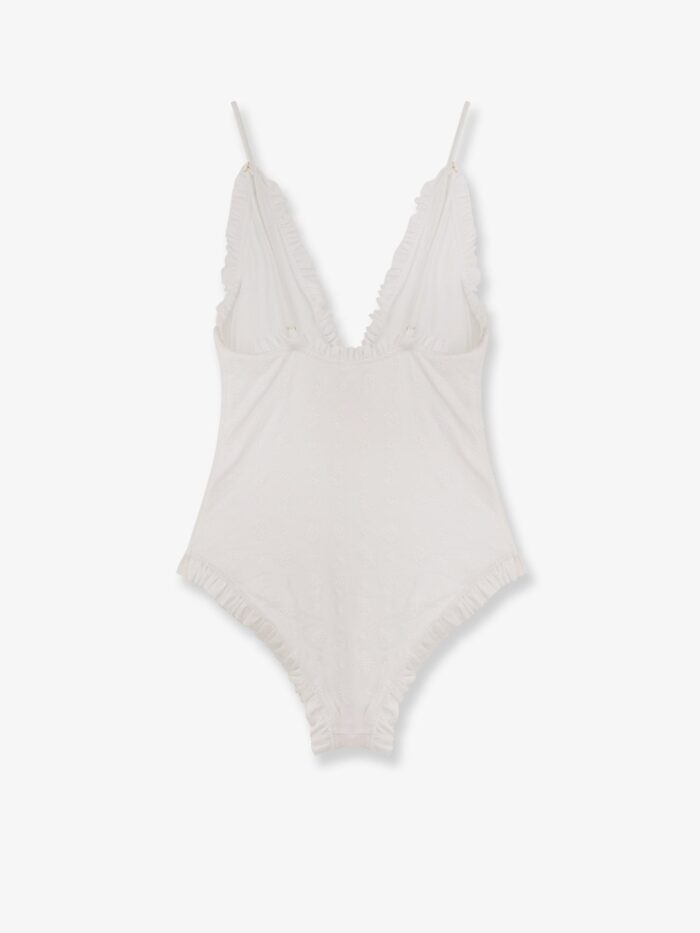 CHLOE' Swimsuit With Logo Detail
