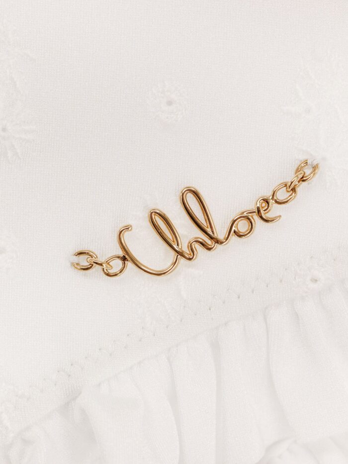 CHLOE' Swimsuit With Logo Detail