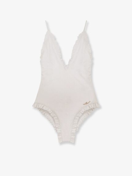 CHLOE' Swimsuit With Logo Detail