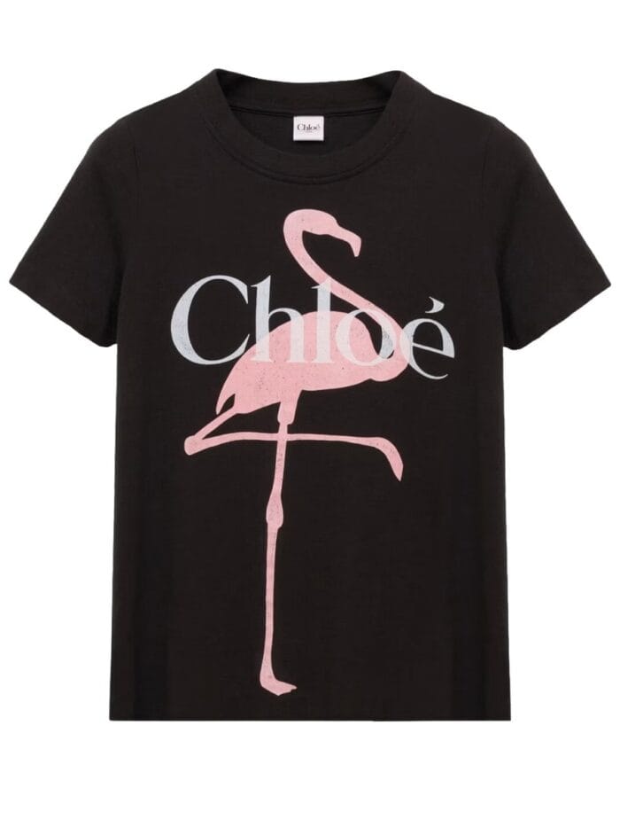 CHLOÉ T-SHIRT WITH LOGO