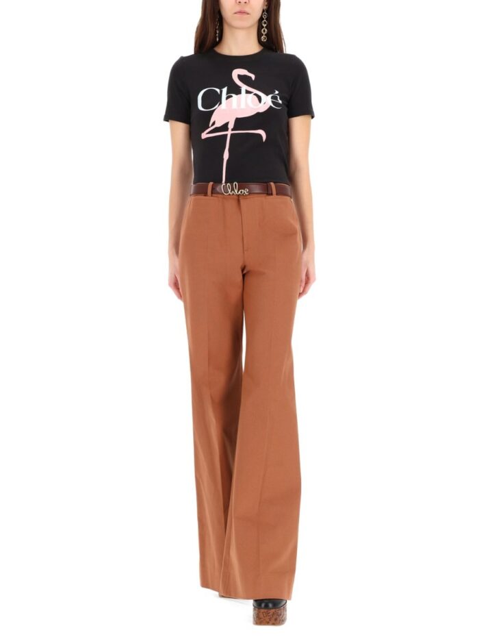 CHLOÉ T-SHIRT WITH LOGO