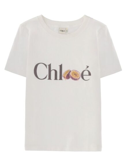 CHLOÉ T-SHIRT WITH LOGO
