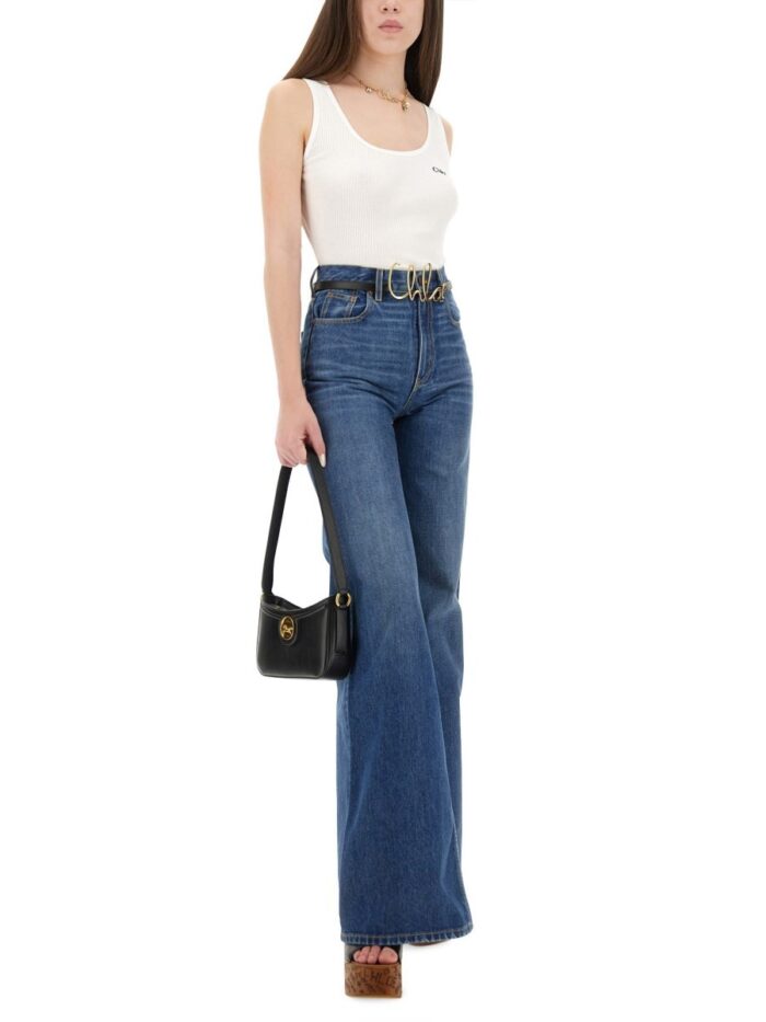 CHLOÉ TANK TOP WITH LOGO