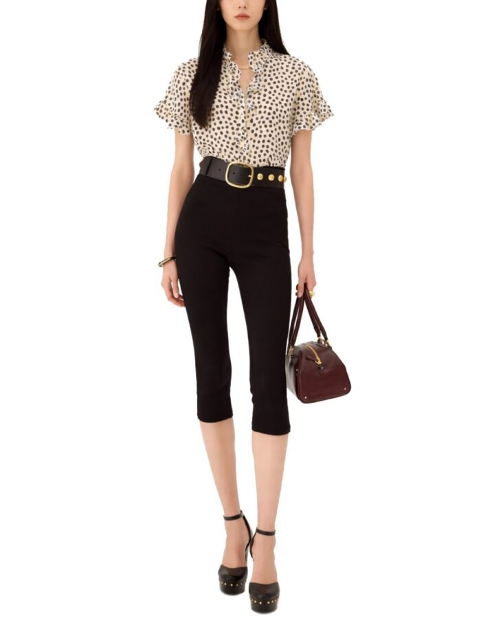 CHLOÉ TOP WITH RUFFLES