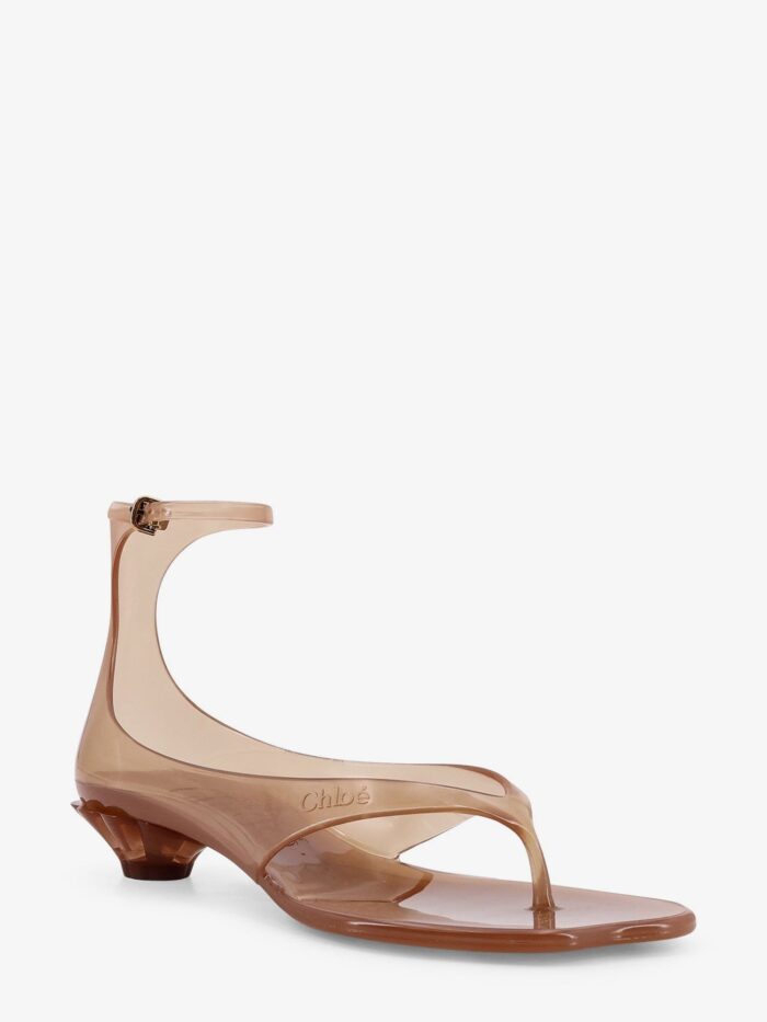 CHLOE' TPU Jelly Sandals With Shell Heel