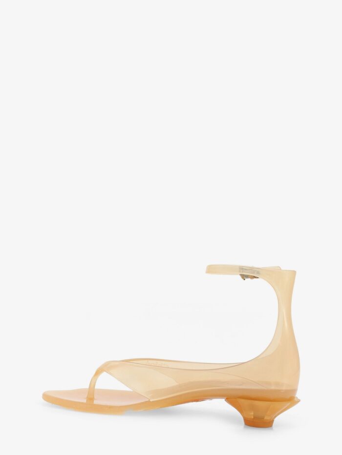 CHLOE' TPU Jelly Sandals With Shell-shaped Heel