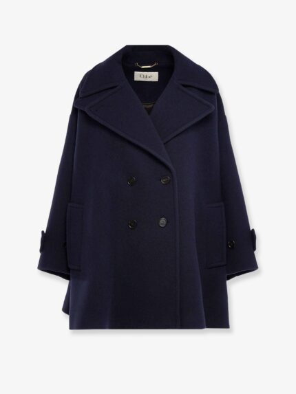 CHLOE' Virgin Wool Blend Coat
