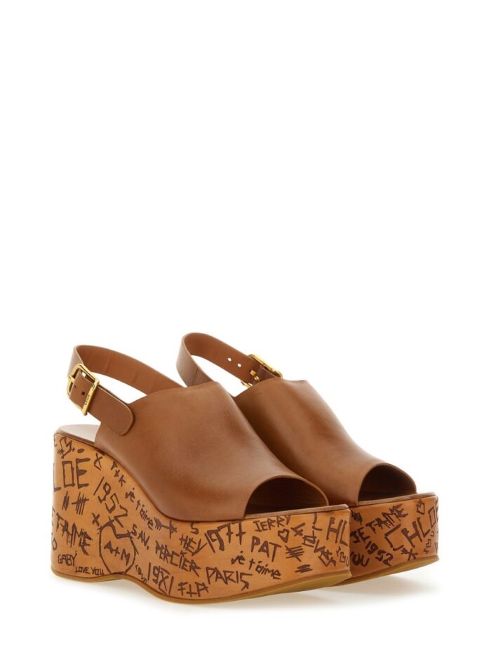CHLOÉ WEDGE SANDAL "MAXIME"