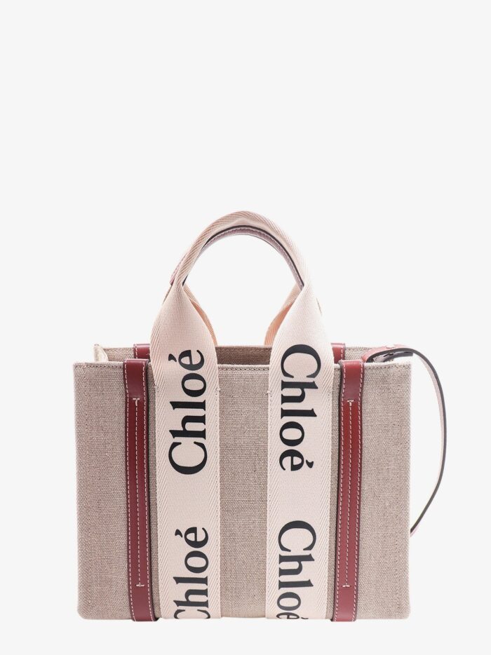 CHLOE' Woody Linen Handbag