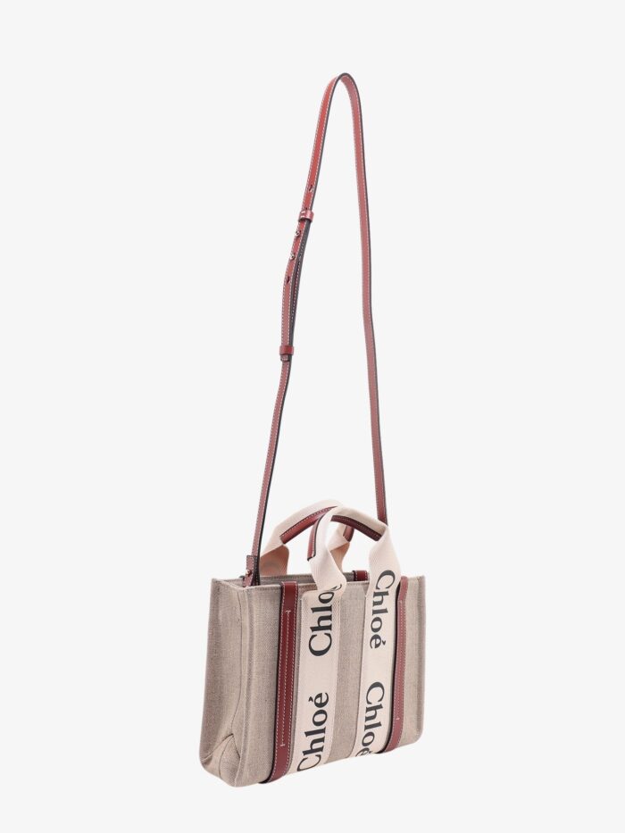 CHLOE' Woody Linen Handbag