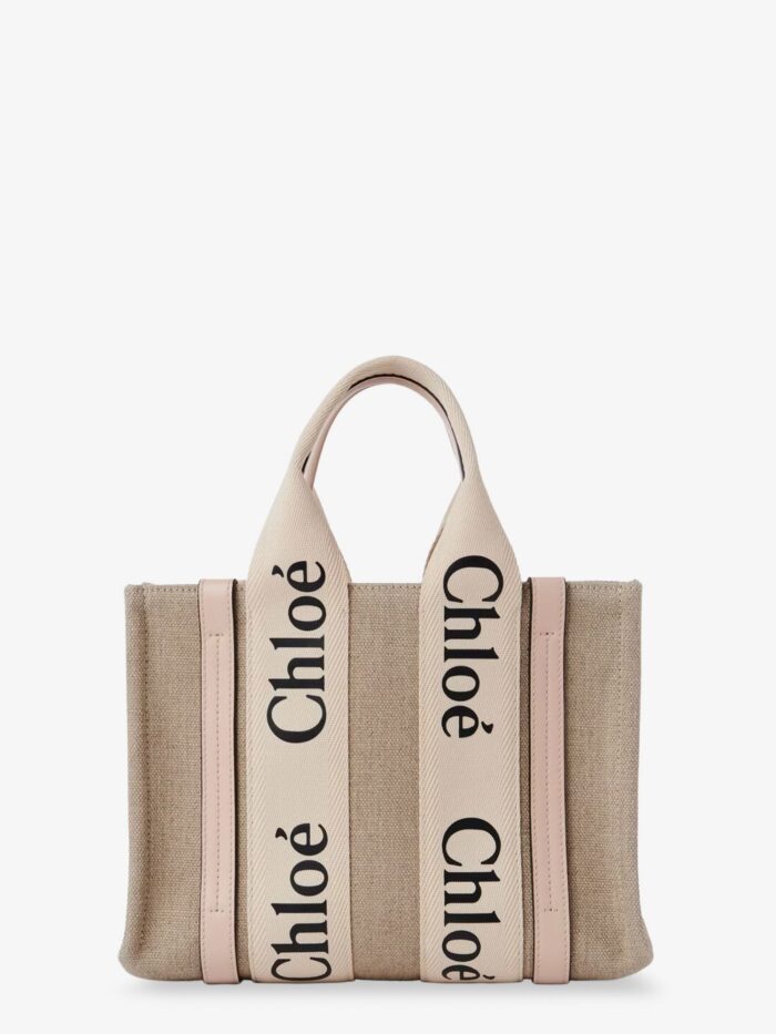 CHLOE' Woody Linen Handbag