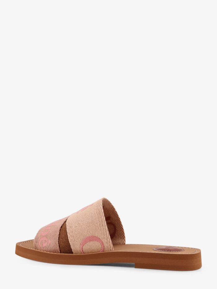 CHLOE' Woody Linen Sandals