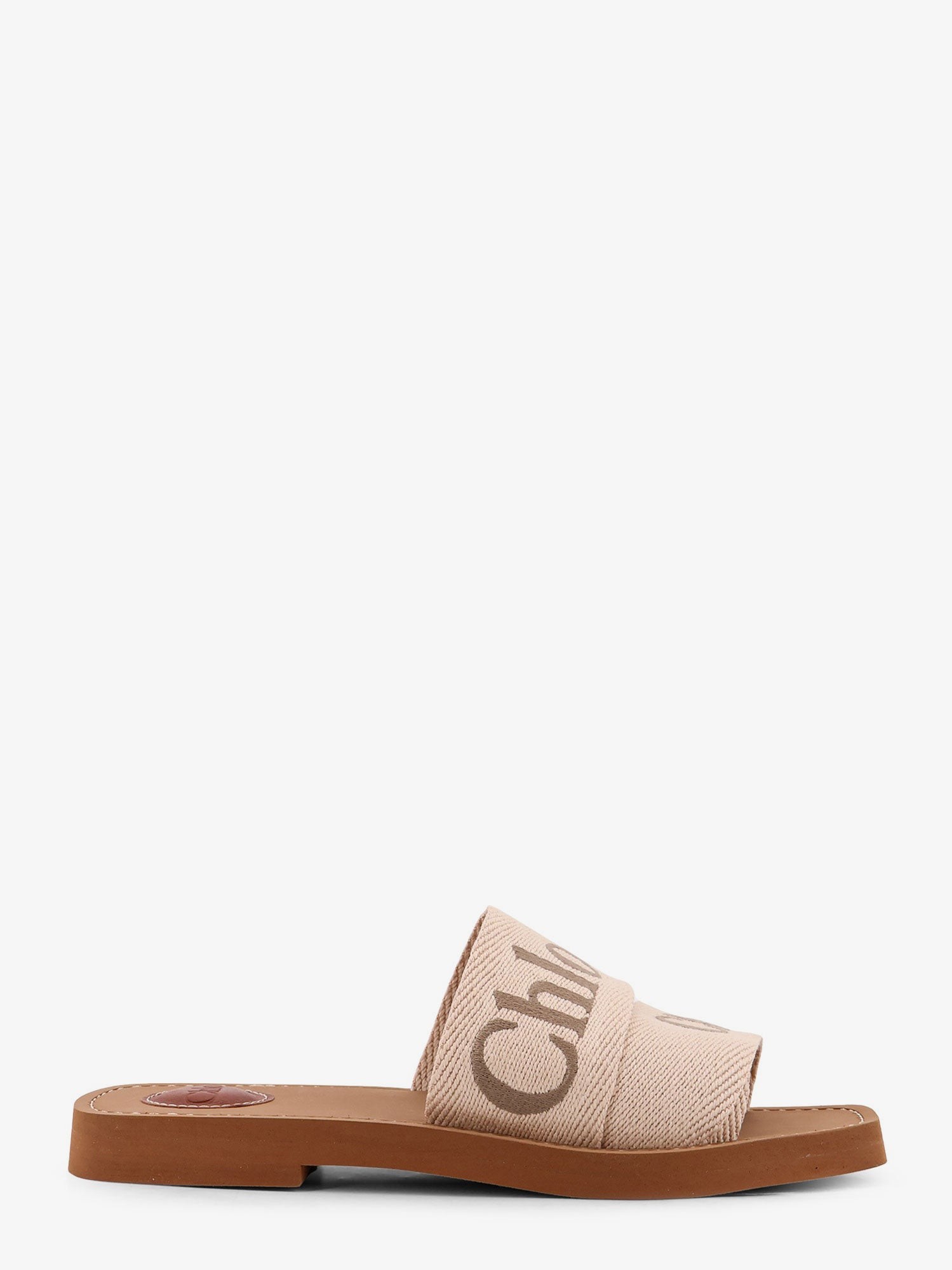 CHLOE' Woody Linen Sandals