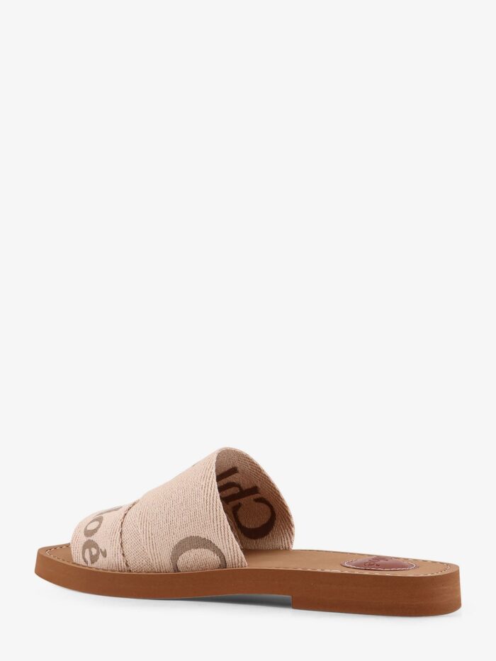 CHLOE' Woody Linen Sandals