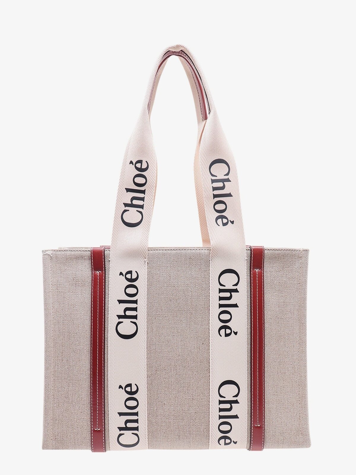 CHLOE' Woody Linen Shoulder Bag