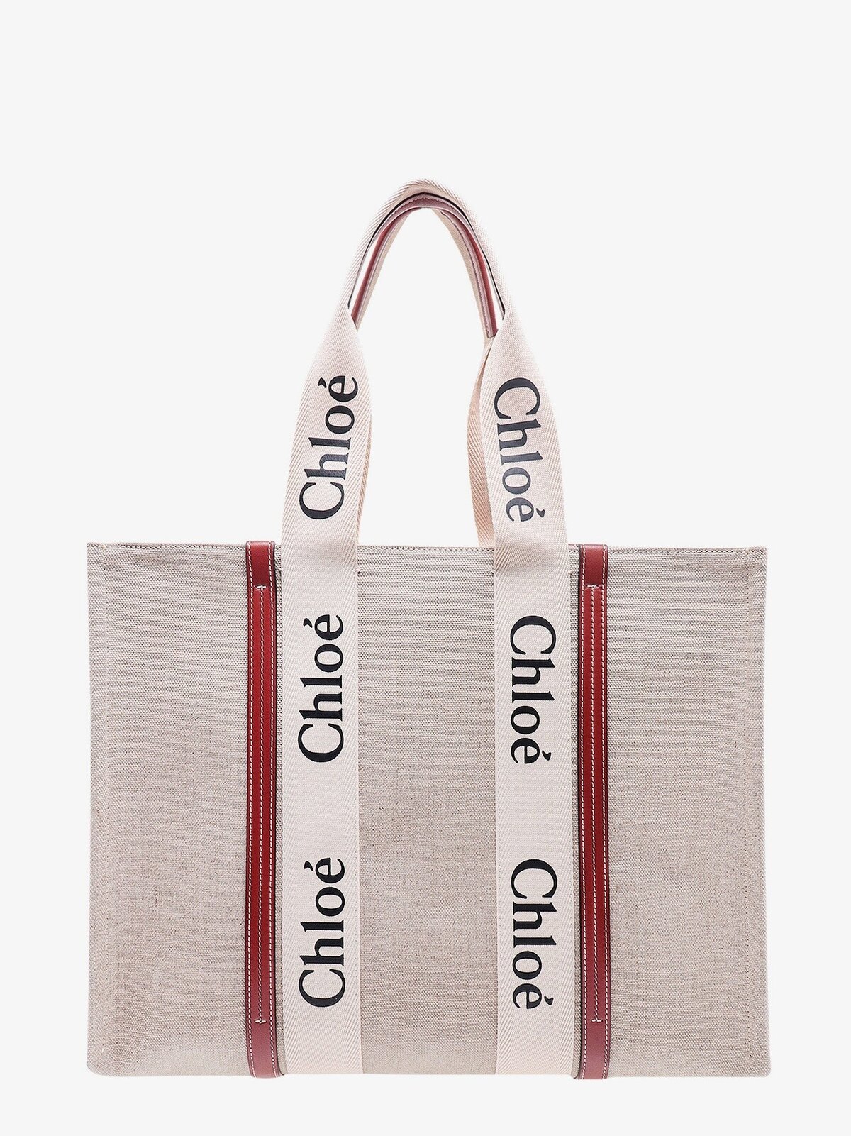 CHLOE' Woody Linen Shoulder Bag
