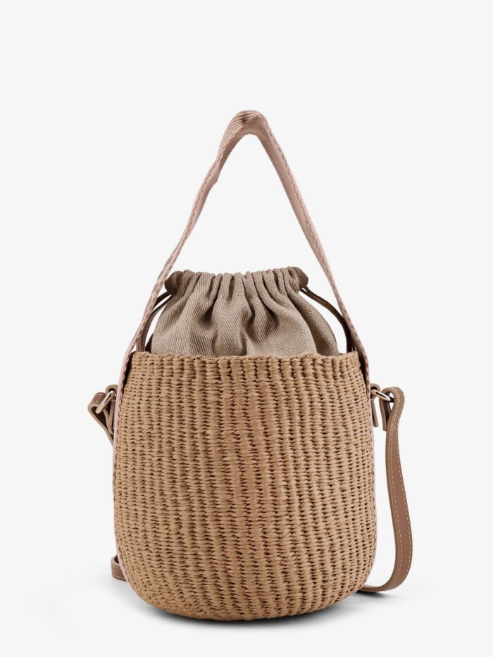 CHLOE' Woody Raffia Bucket Bag