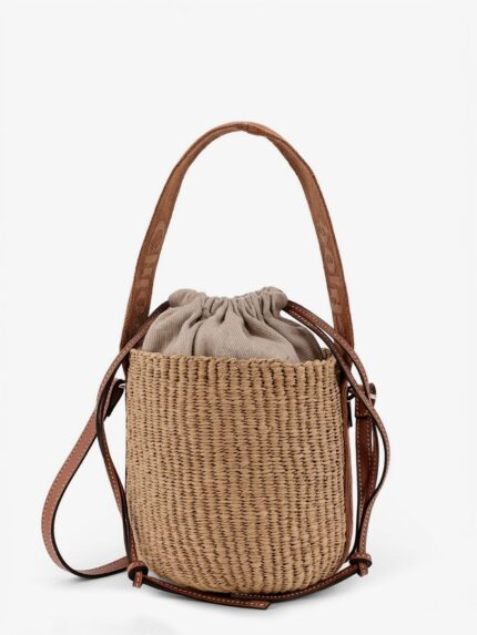 CHLOE' Woody Raffia Bucket Bag