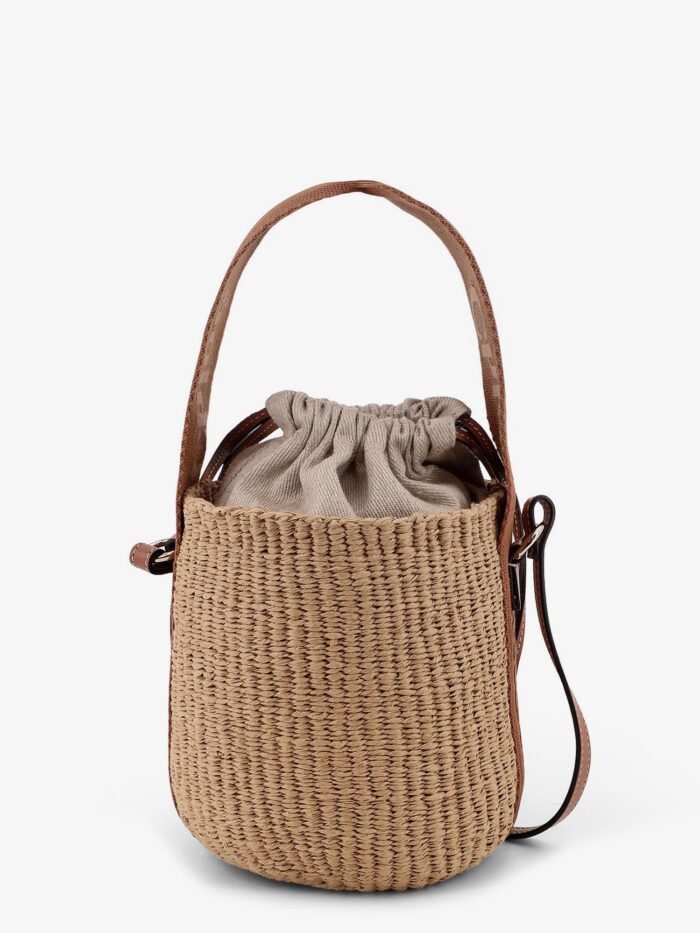 CHLOE' Woody Raffia Bucket Bag