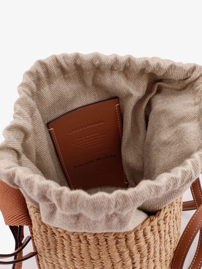 CHLOE' Woody Raffia Bucket Bag