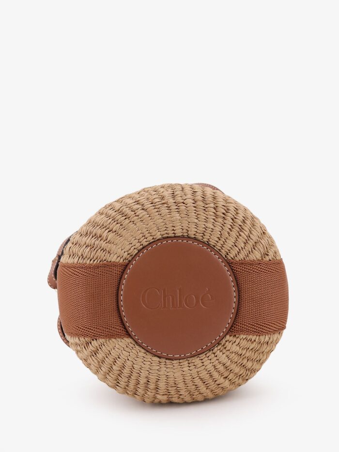 CHLOE' Woody Raffia Bucket Bag