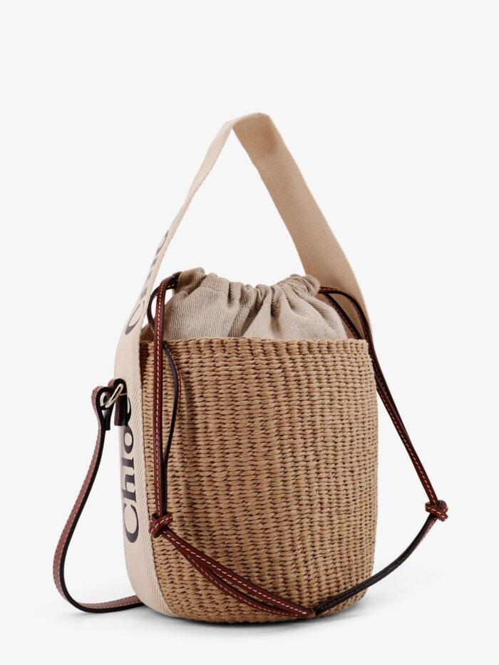 CHLOE' Woody Raffia Bucket Bag